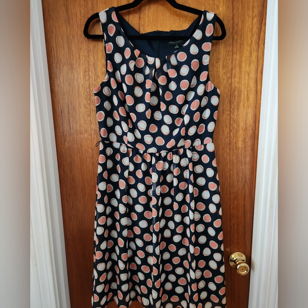 Connected Apparel Polka Dot Dress